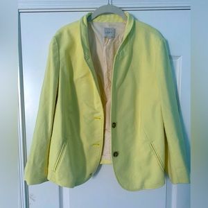 Loft yellow blazer